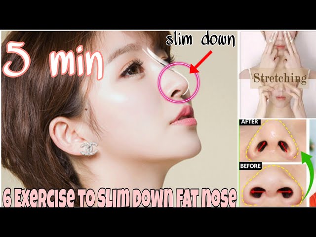 TOP Exercises To Reduce Nasal Fat Effective | How to slim down fat Nose | Giảm Mỡ Mũi Tại Nhà