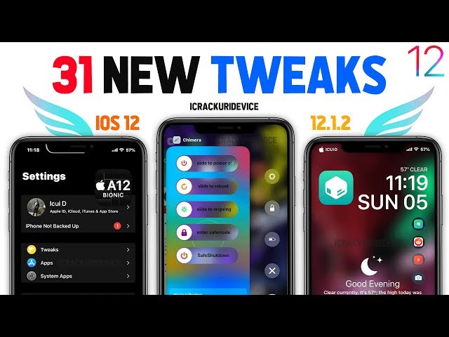 Top 31 ALL-NEW Jailbreak Tweaks for A12 Chimera Jailbreak iOS 12! (Best Sileo Tweaks #4)