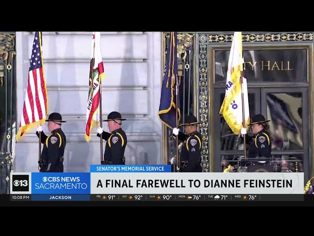 A final fairwell to trailblazing Sen. Dianne Feinstein