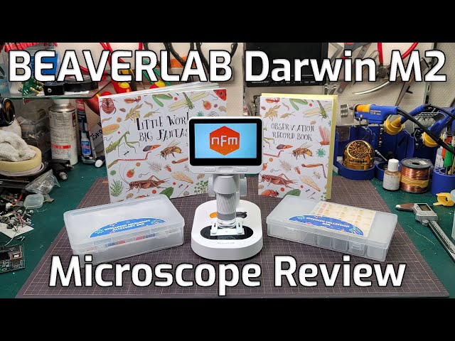 BEAVERLAB Darwin M2, A Detachable IPS Digital Microscope | Unboxing and Review