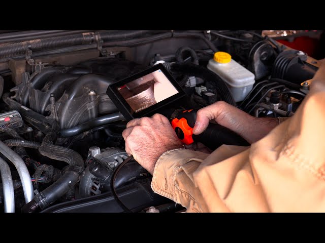Using a Cheap Borescope to Check for Jeep 3.6 Oil Cooler Leaks