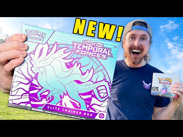 NEW Pokemon Temporal Forces ETB is 100% WILD! (opening cards)