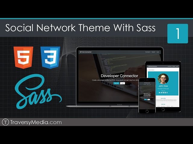 Social Network Theme With Sass - Part 1