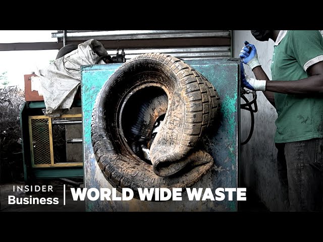 One Nigerian Entrepreneur's Solution For Millions of Old Tires | World Wide Waste | Insider Business