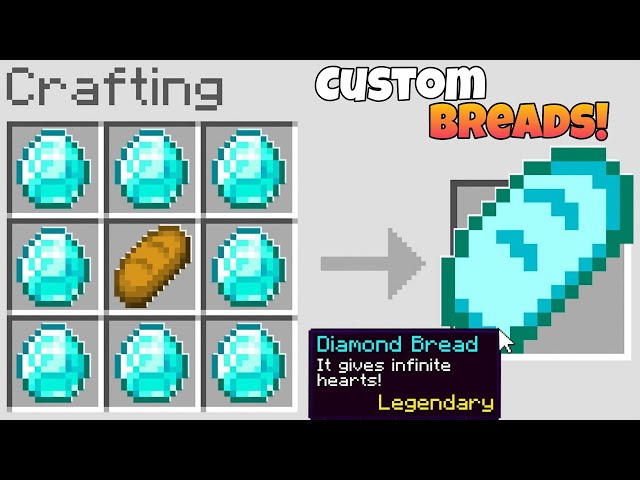 Minecraft But There Are Custom Breads...