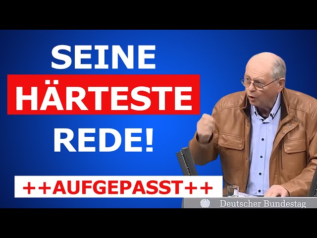 Seine härteste Rede! Robert Farle sorgt für Entsetzen im Bundestag!
