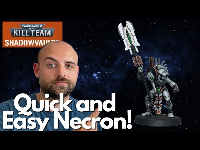 How to paint Kill Team:Shadowvaults: Necrons of the Hierotek Circle! Quick and easy tutorial!
