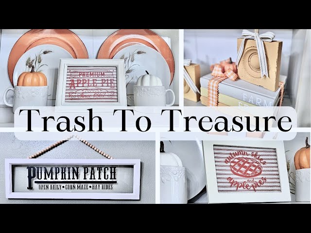 Trash to Treasure Fall Decor 2023