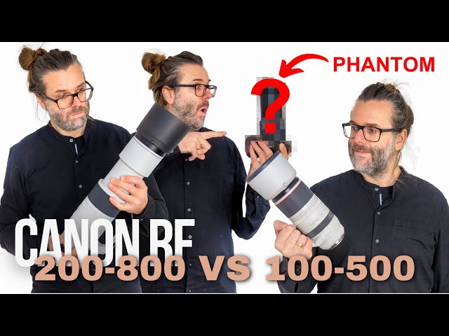Das glaubt mir keiner! Canon RF 200-800mm vs 100-500 (vs das Phantom!)
