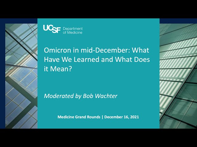 Omicron in Mid-December: What Have We Learned and What Does it Mean?