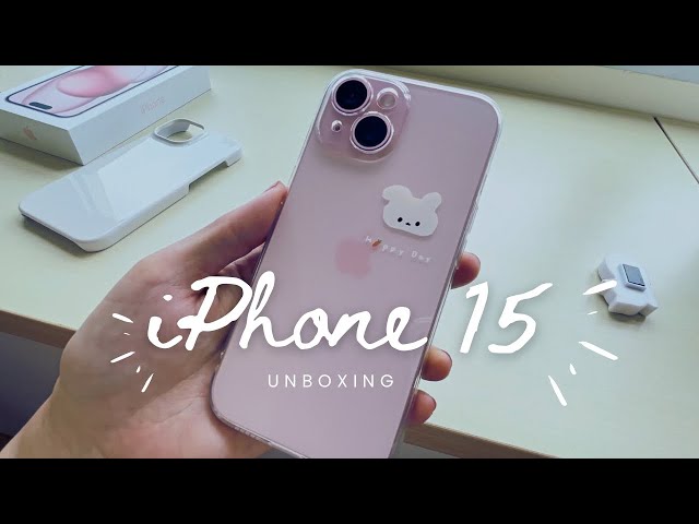  iPhone 15 Unboxing and Set Up + iPhone Collection @ Floating Apple Store + Customized iPhone Cover
