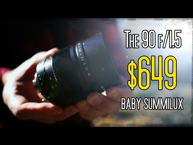 Mitakon Speedmaster 90mm f/1.5 FULL FRAME Leica M Mount. A Baby Summilux?