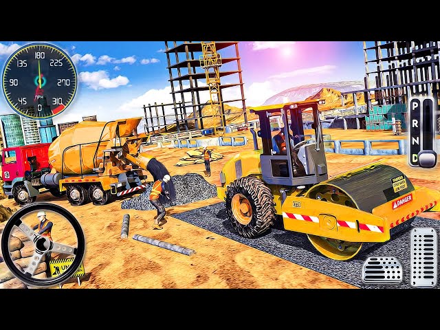 City Road Builder Construction JCB 3D - Highway Excavator Loading Simulator - Android GamePlay