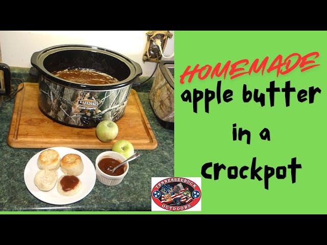 Homemade Apple Butter in a Crockpot