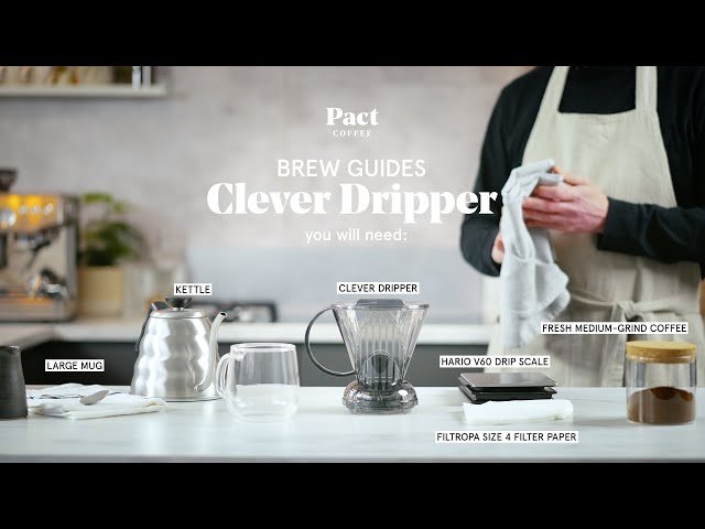 How to make coffee with a Clever Dripper | Clever Dripper Guide - Pact Coffee