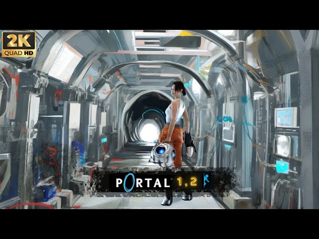 Every Ending in Portal Games #portal #portal2 #ending
