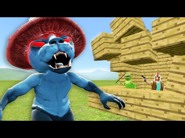 Smurf Cat Broke My Destructible House! (Garry's Mod)