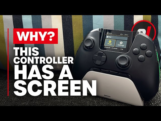 This Switch Controller Has a Screen for Some Reason