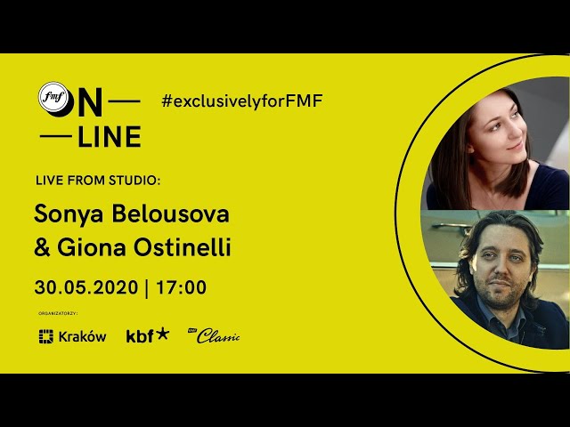 FMF online: LIVE from studio: Sonya Belousova & Giona Ostinelli