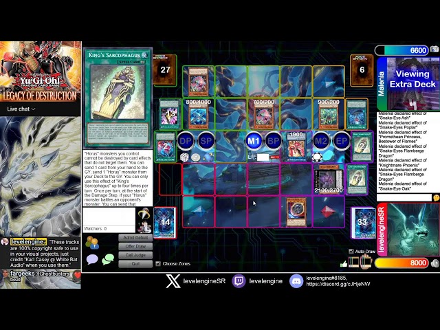 Yu-Gi-Oh! [on Duelingbook] with Horus (trying other cards)
