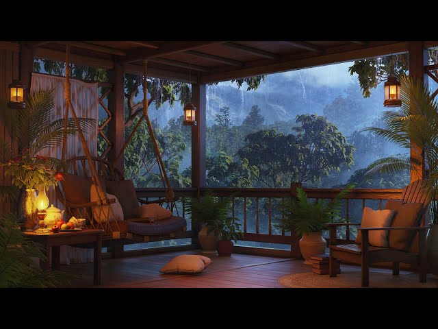 Listen to the Rain on the Forest Porch Ambience for Deep Sleep and Relaxation