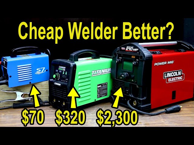 $70 vs $2,300 Welder? Let's Settle This! Weld Strength, Duty Cycle, Current Output, Build Quality