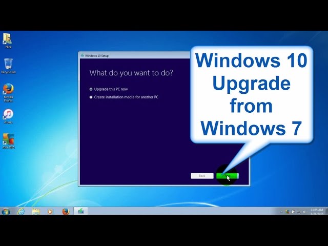 Windows 10 upgrade from Windows 7 - Upgrade Windows 7 to Windows 10 - Beginners Start to Finish Free