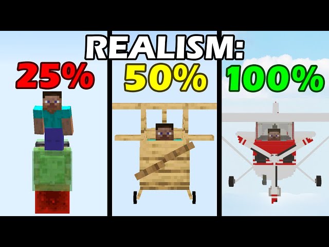 Minecraft, but it gets more realistic