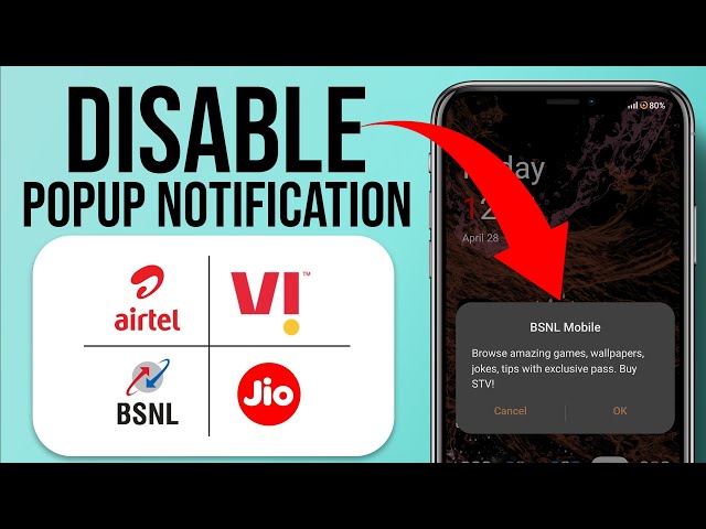 BSNL Buzz Playing Tone Notifications Disable | Deactivate Bsnl popup Message Permanently 2023