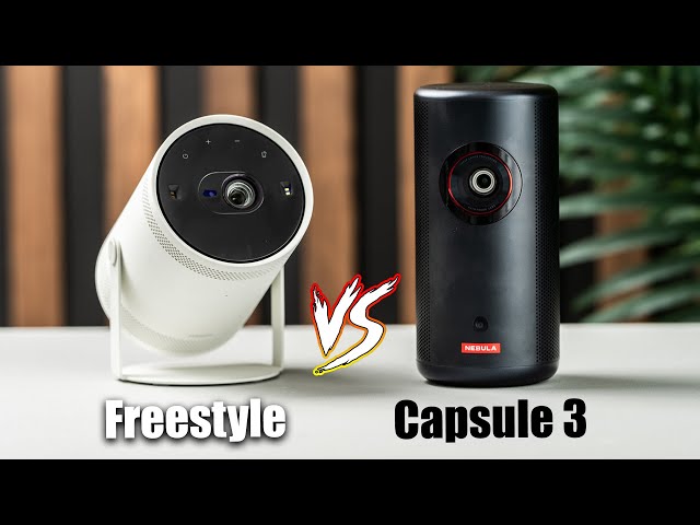 120" Portable Projector Showdown: Capsule 3 vs. The Freestyle!