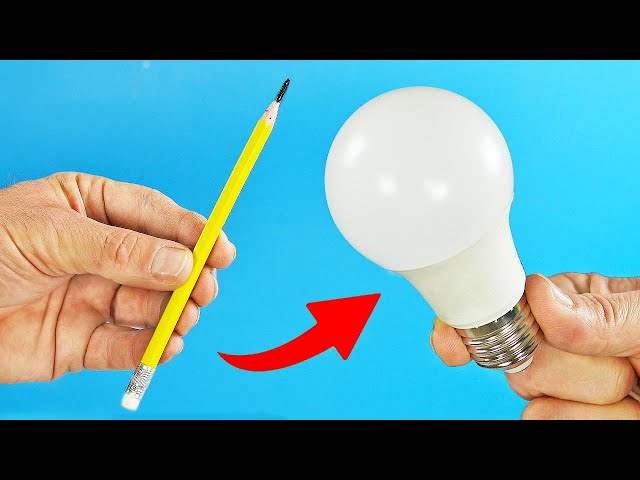 Take a Common Pencil and Fix All the Led Lamps in Your Home! How to Fix the LED Bulbs with a Pencil!