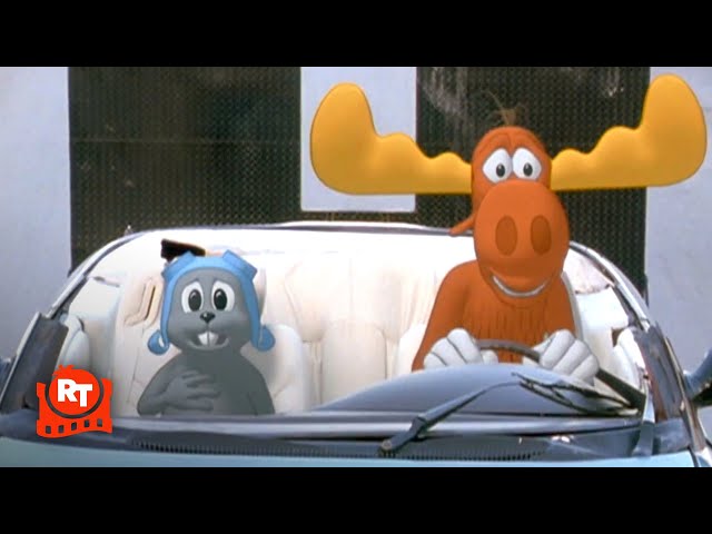 The Adventures of Rocky and Bullwinkle (2000) - Hilarious Helicopter Chase Scene | Movieclips