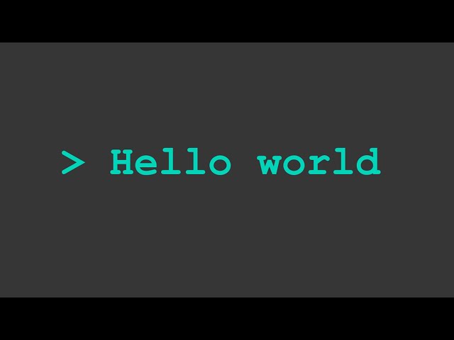 Hello World на 20-и языках программирования