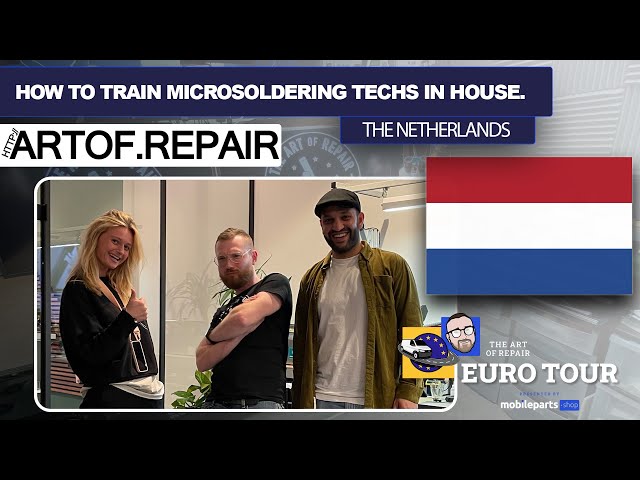 🔬❤️🇳🇱  How to Scale your Microsoldering | SmartFIX010 | Shop Visits | 2021 Euro Tour #2