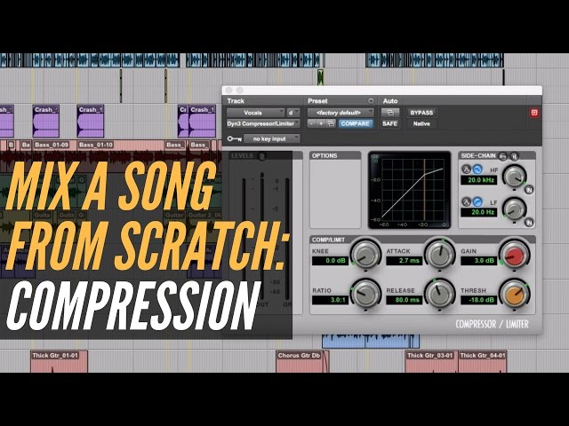 How To Mix A Song From Scratch - Compression - RecordingRevolution.com