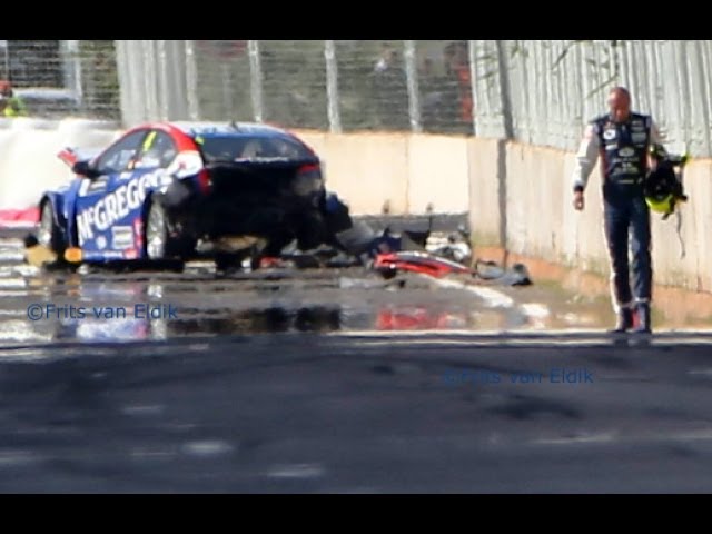 Huge crash Coronel in Marrakech RAW edit, FIA WTCC 2014