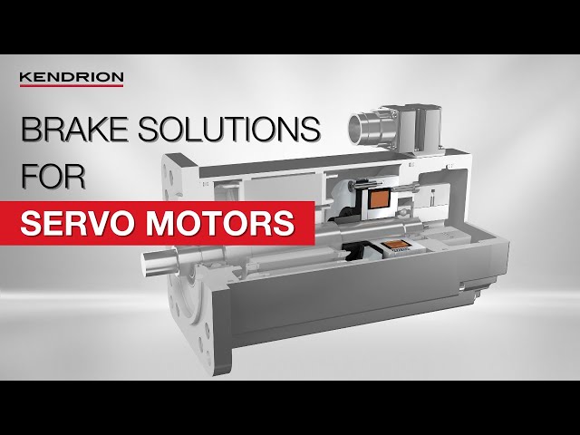 Brake solutions for servo motors