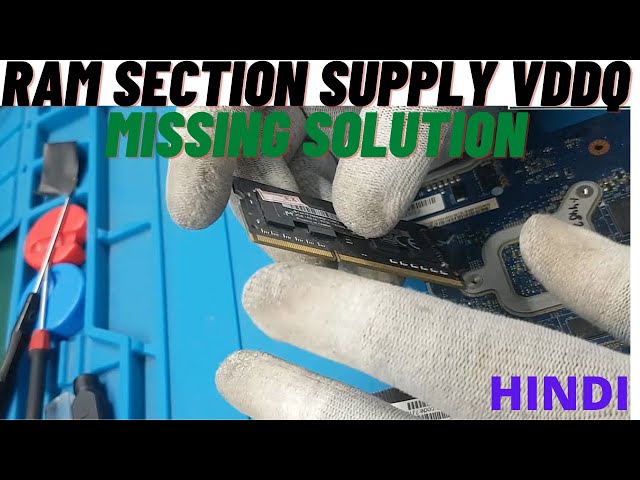 RAM Supply Voltage Missing Solution in Toshiba Motherboard Hindi | Online Chiplevel Repairing Course