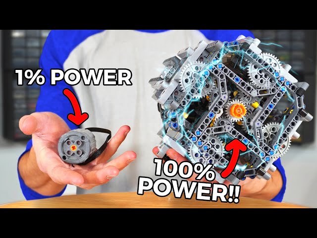 I Made The World's STRONGEST LEGO L-Motor!!