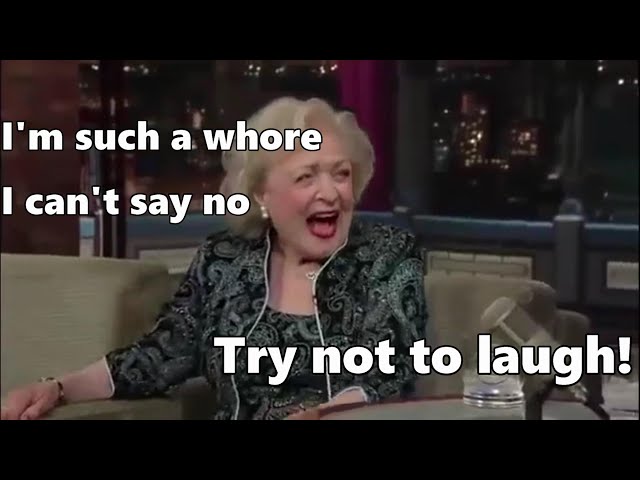 7 Reasons Betty White WAS the Funniest guest to interview. she'll make you laugh RIP