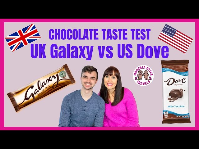 Galaxy vs Dove Chocolate - Americans Try English Chocolate