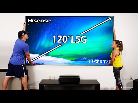 120" Hisense L5G UST Projector - Keeps Getting Bigger