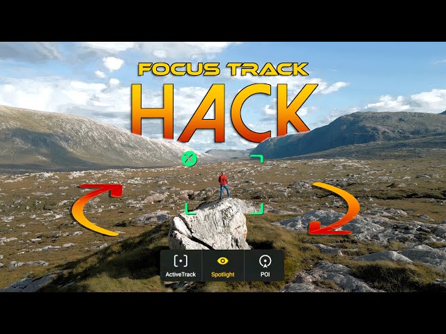AMAZING DJI FOCUS TRACK HACK FOR SMOOTHEST EVER DRONE SHOTS!