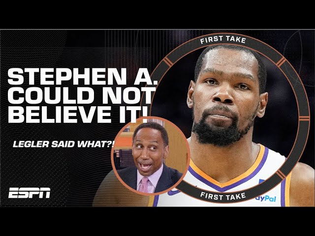 Stephen A. WAS SHOCKED to hear this Kevin Durant & Luka Doncic HOT TAKE 🔥 | First Take