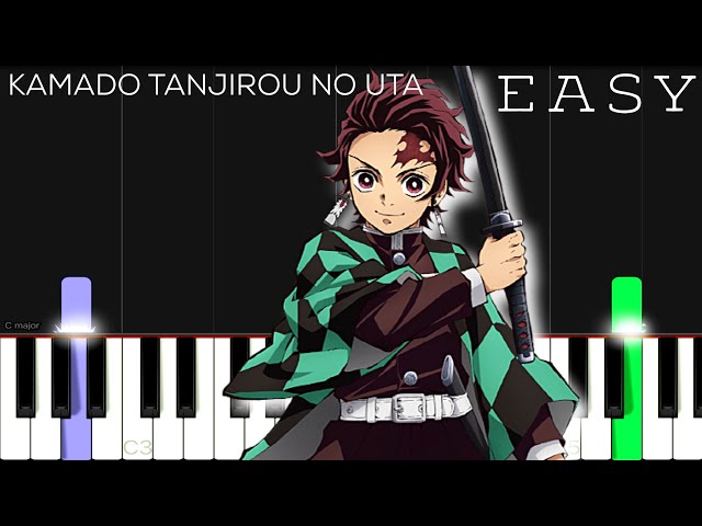 Demon Slayer - Kimetsu no Yaiba (Ep.19 ED) - “Kamado Tanjiro no Uta” | EASY Piano Tutorial