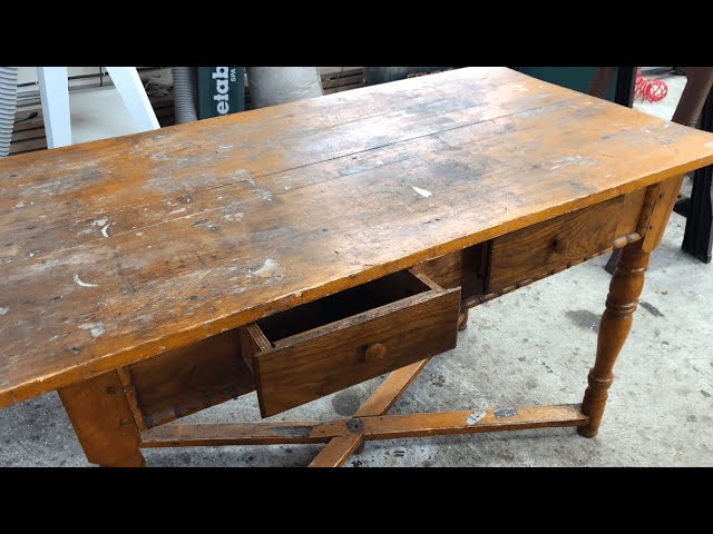 How to Restore an old table. Restoration.