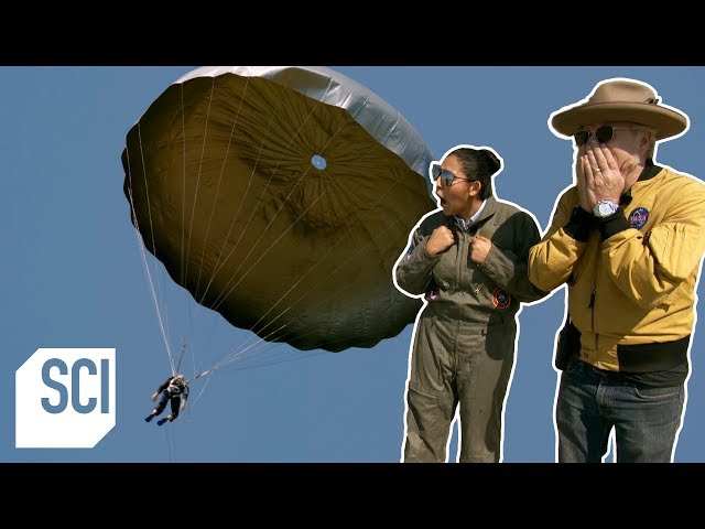 Will a Duct Tape Parachute Save Your Life? | MythBusters Jr.