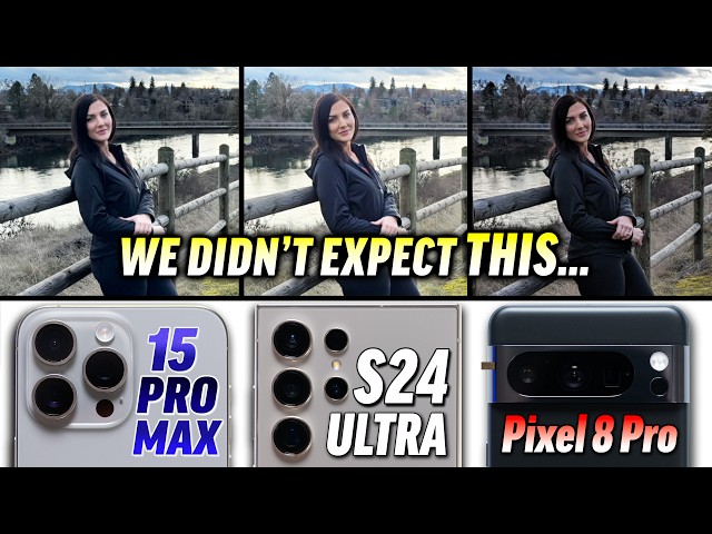 S24 Ultra vs 15 Pro Max vs Pixel 8 Pro: Blind Camera Test!