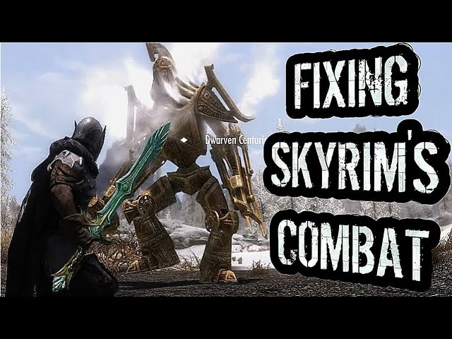 How to Fix Skyrim's Combat With only 7 Mods (Console Friendly)