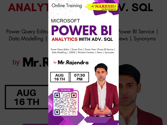 Master Power BI Online: Accelerate Data Analytics with NareshIT's Training Program!